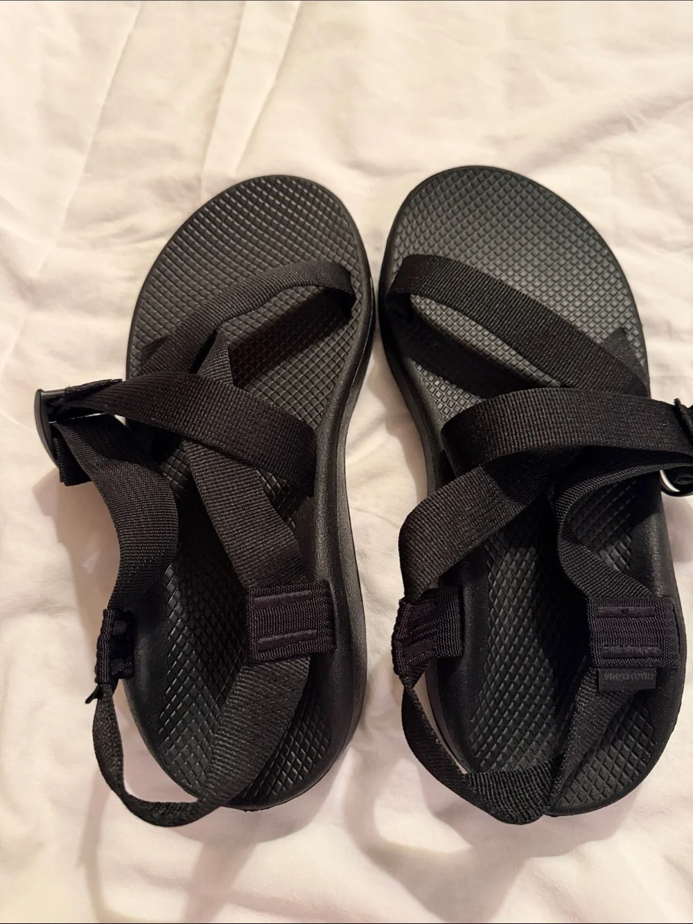 Chaco Black Treaded Outdoor Sandal Sole - Picture 4 of 7